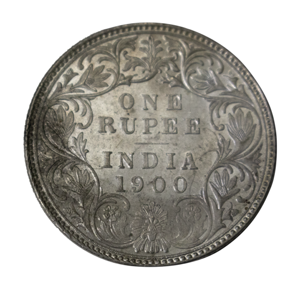 1900 Victoria Empress One Rupee Coin 