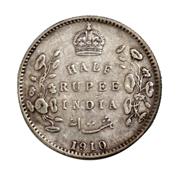 1910 1/2 Rupee