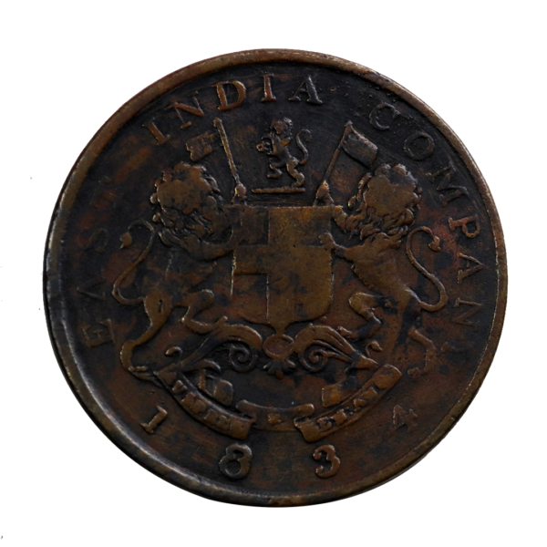 1834 Bombay Presidency Half Anna