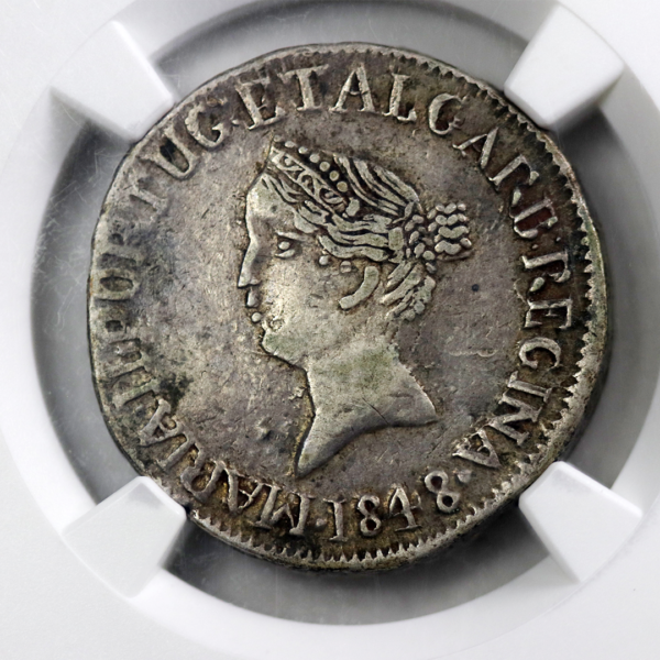 1848 Portuguese Goa Rupia