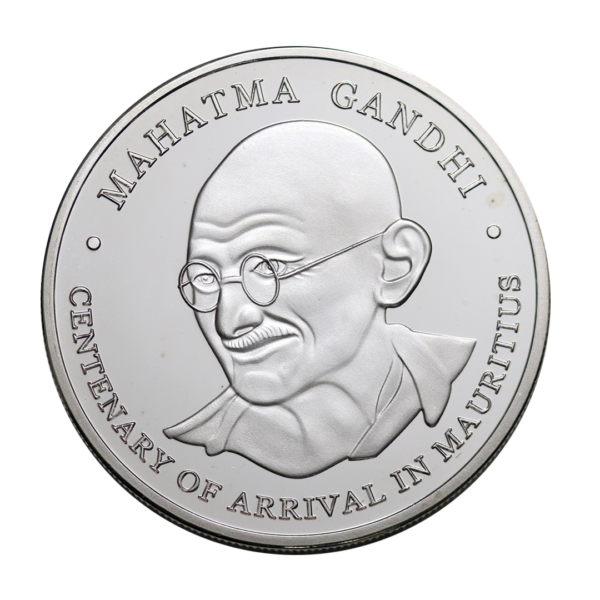 Mauritious Gandhi Coin