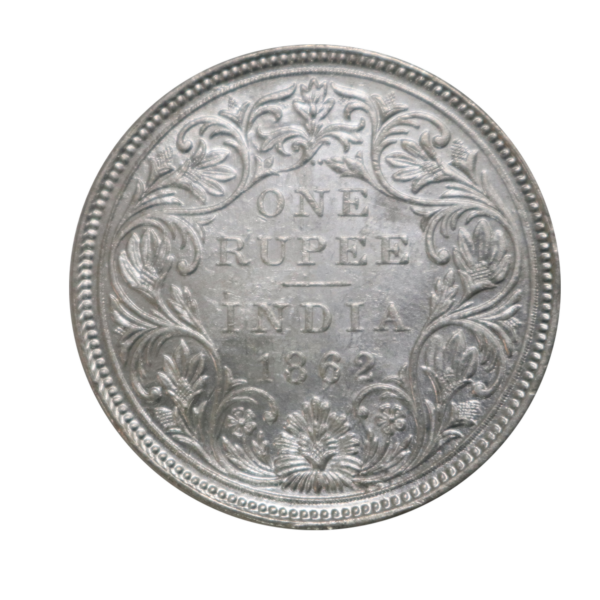 1862 Victoria Queen 2/0 One Rupee