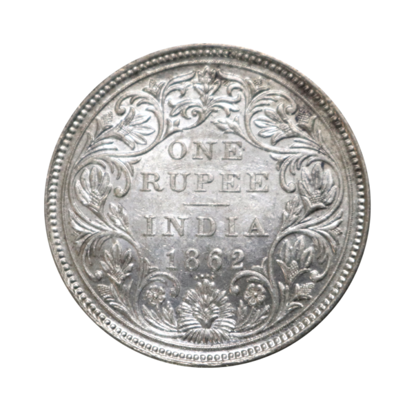 1862 Victoria Queen 0/4 Rupee