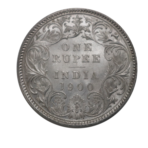 1900 Victoria Empress One Rupee Coin 