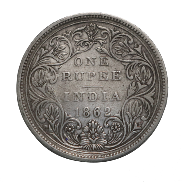 1862 Victoria Queen 1 Rupee