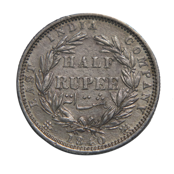 1840 Half Rupee