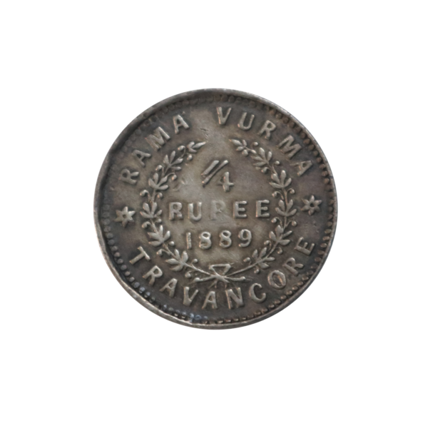 1889 1/4 Rupee