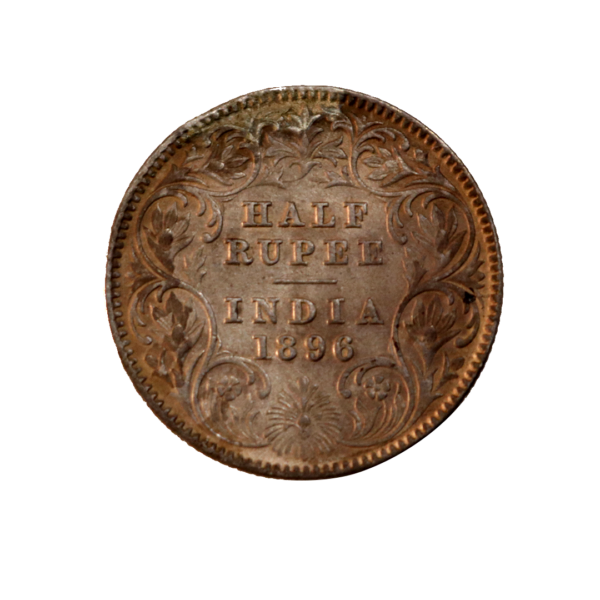 British India 1/2 Rupee